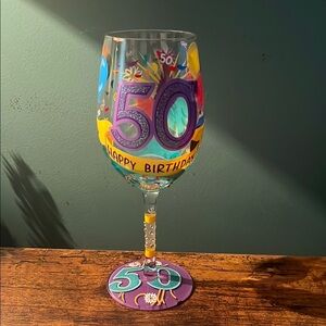 Lolita love my wine glass 50th birthday